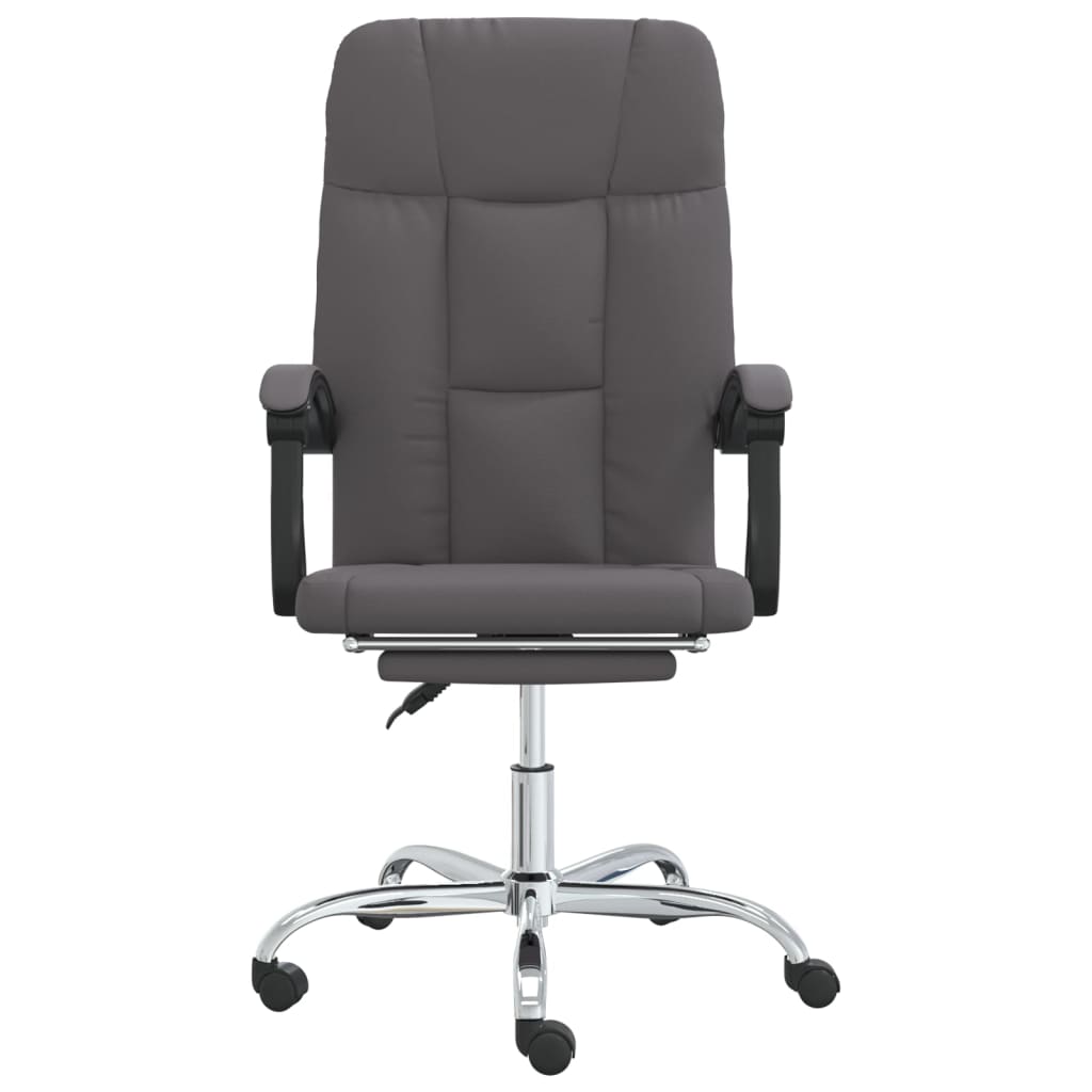 Fauteuil inclinable de bureau Gris Similicuir - XIOS
