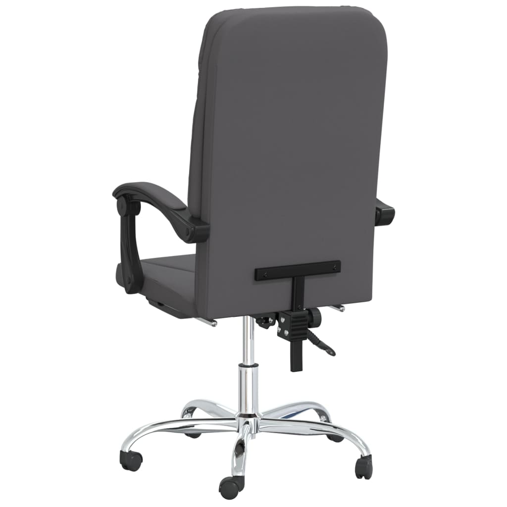 Fauteuil inclinable de bureau Gris Similicuir - XIOS