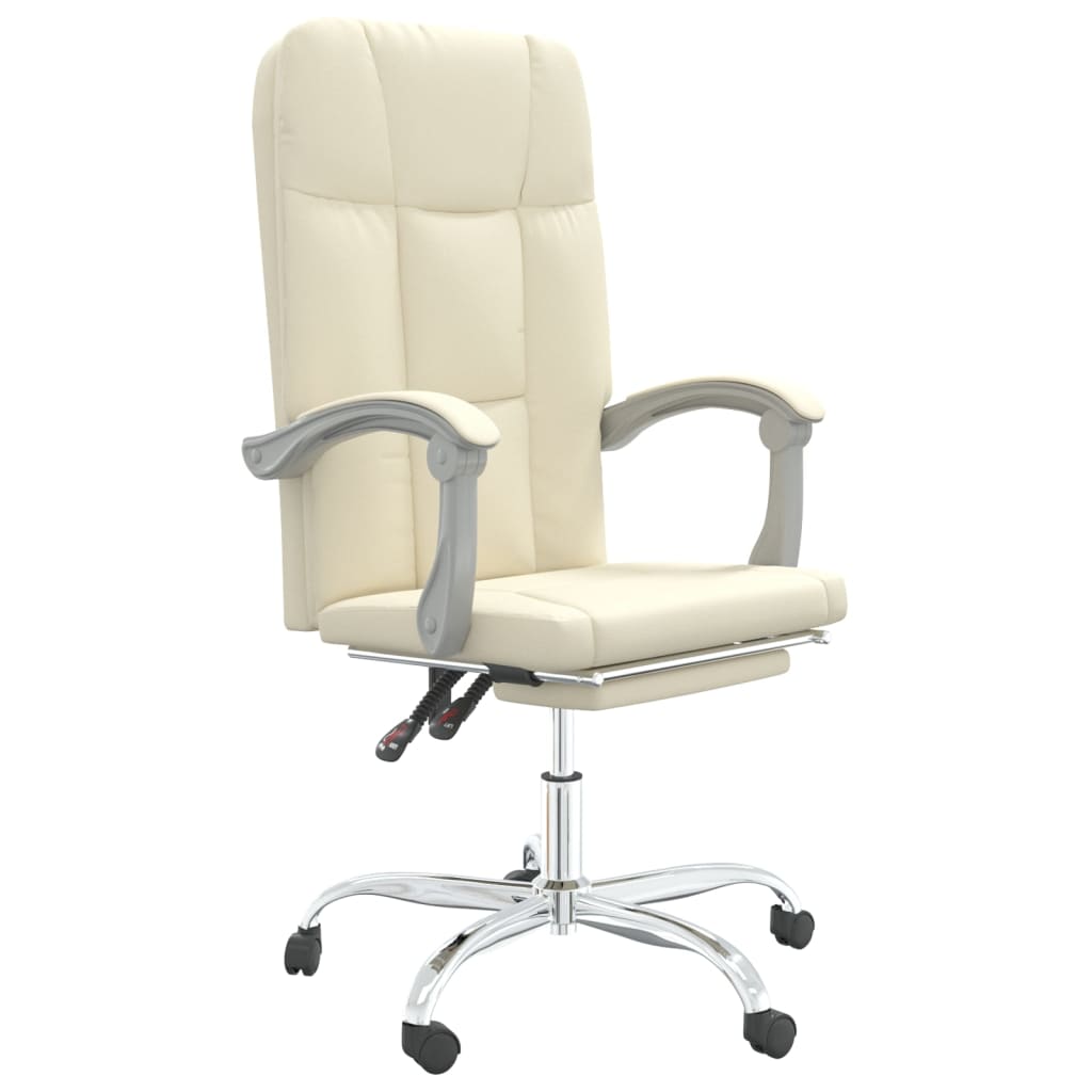 Fauteuil inclinable de bureau Crème Similicuir - XIOS