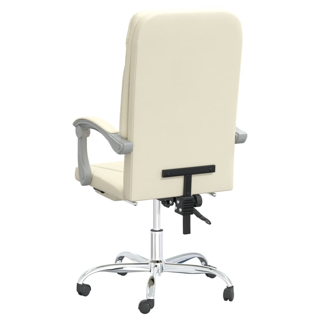 Fauteuil inclinable de bureau Crème Similicuir - XIOS