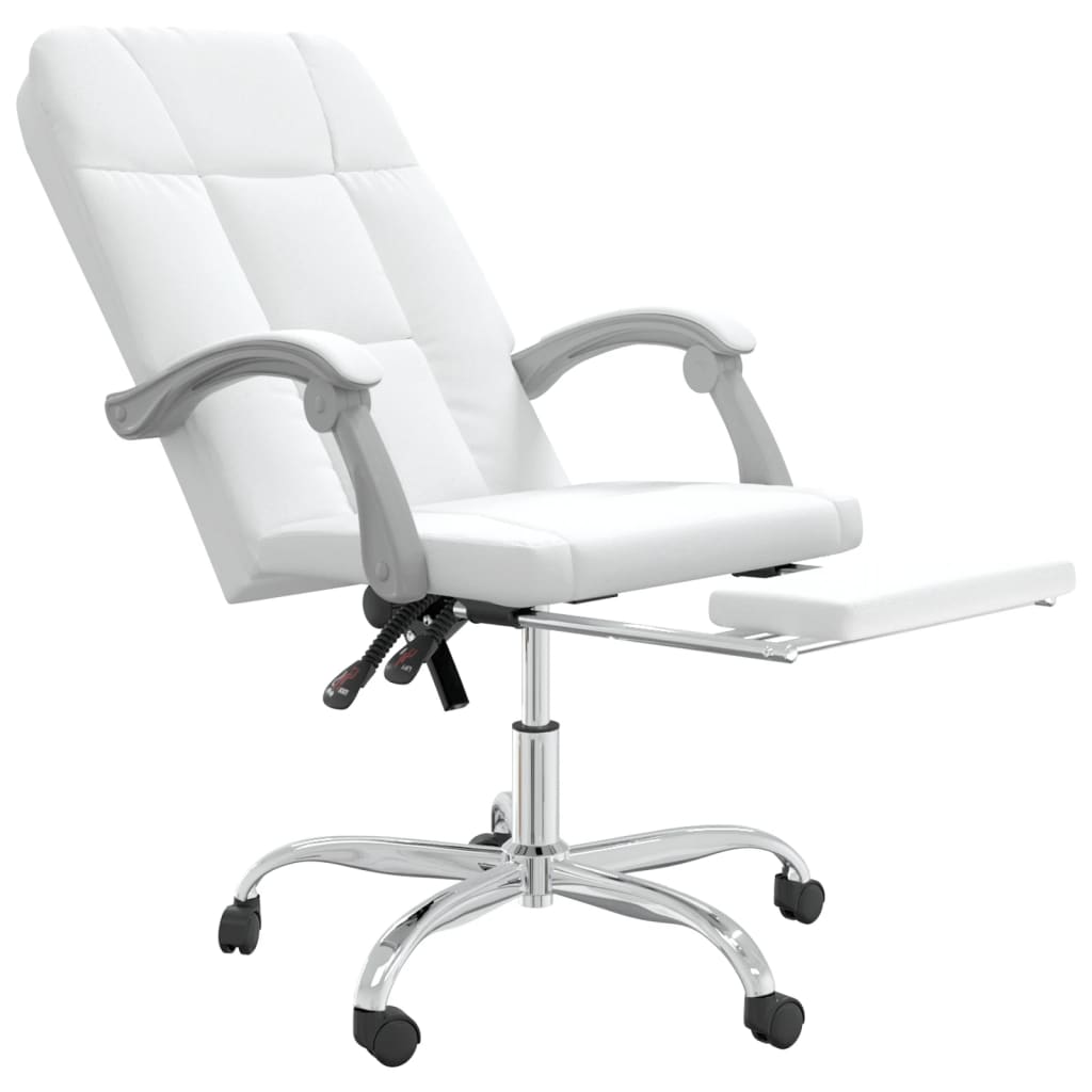 Fauteuil inclinable de bureau Blanc Similicuir - XIOS