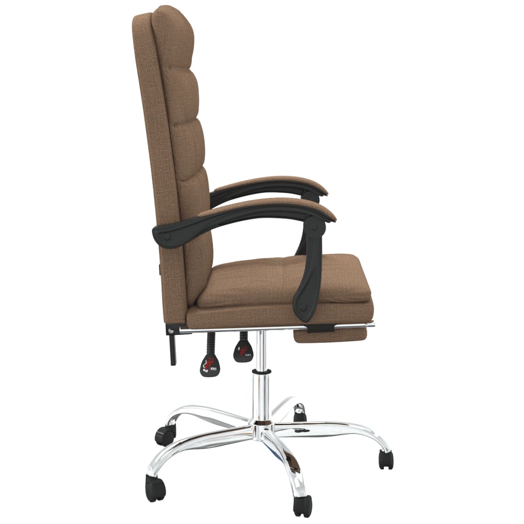 Fauteuil inclinable de bureau Marron Tissu - XIOS