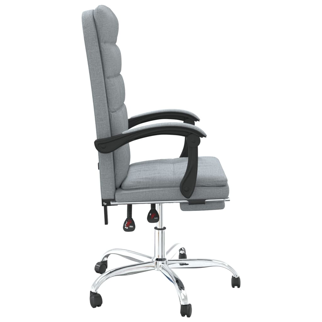 Fauteuil inclinable de bureau Gris clair Tissu - XIOS