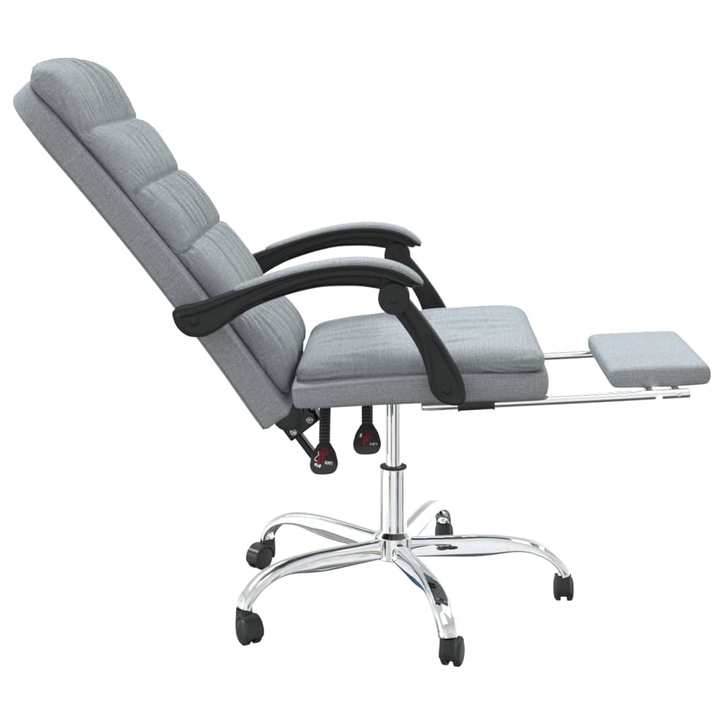 Fauteuil inclinable de bureau Gris clair Tissu - XIOS
