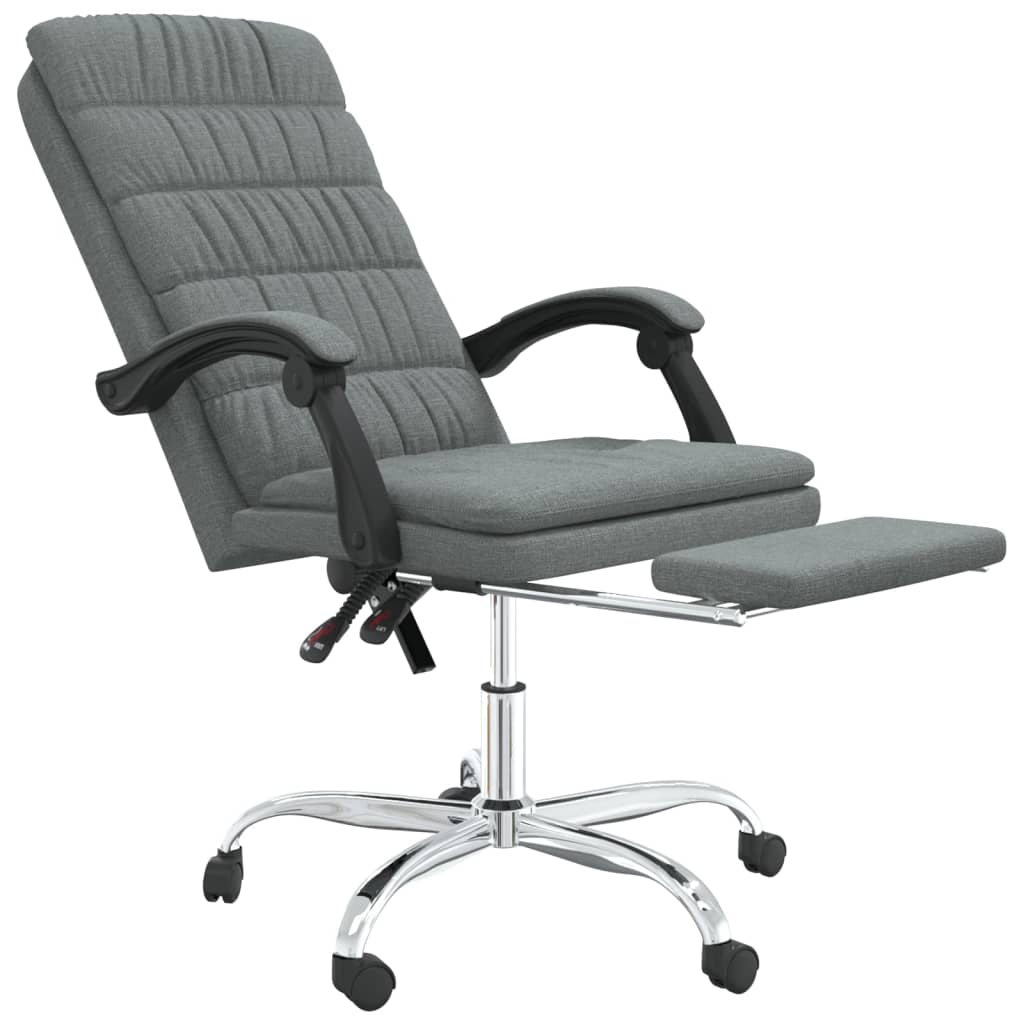 Fauteuil inclinable de bureau Gris foncé Tissu - XIOS