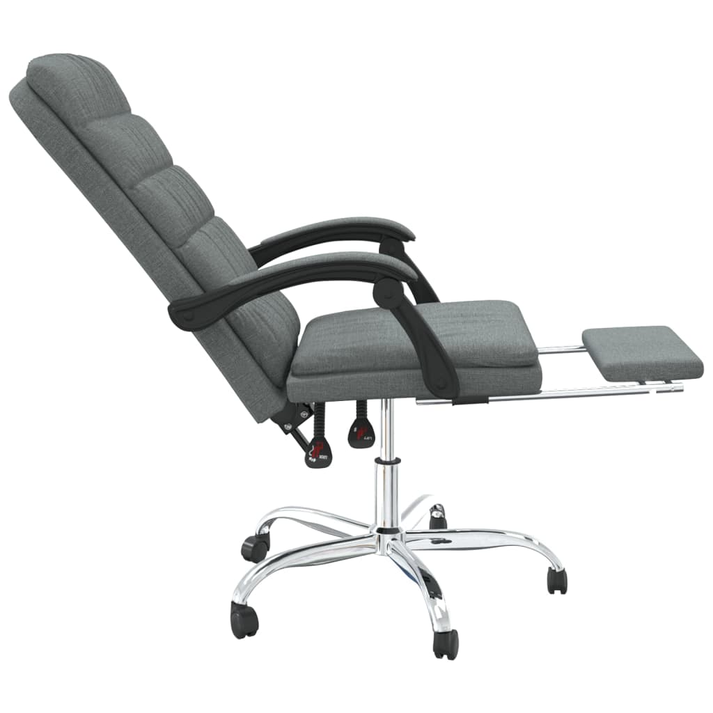 Fauteuil inclinable de bureau Gris foncé Tissu - XIOS