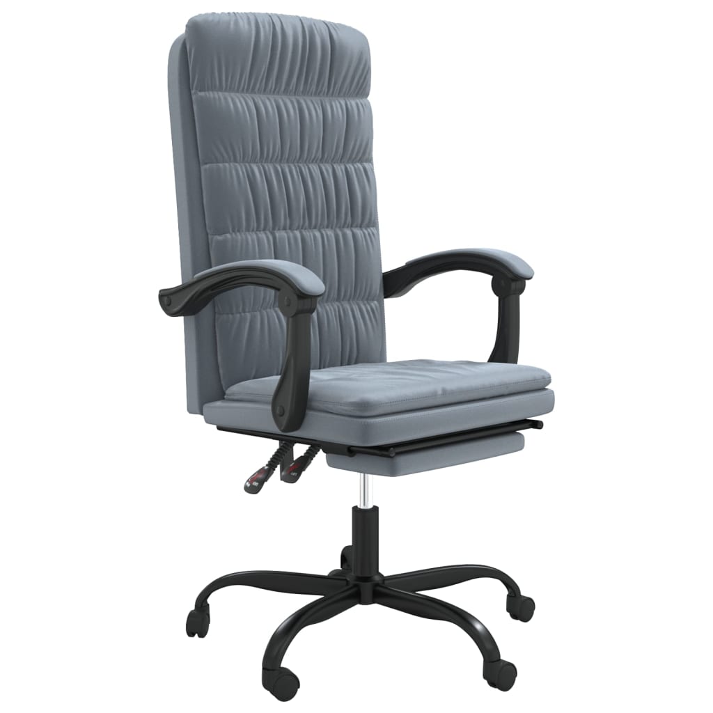 Fauteuil inclinable de bureau Gris foncé Velours - XIOS