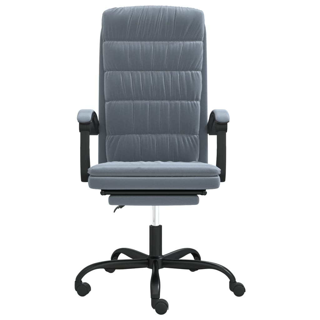 Fauteuil inclinable de bureau Gris foncé Velours - XIOS