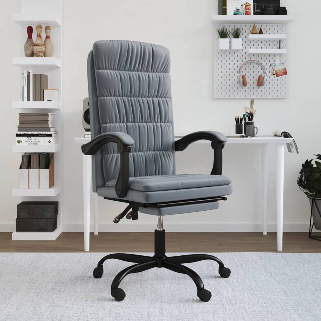 Fauteuil inclinable de bureau Gris foncé Velours - XIOS