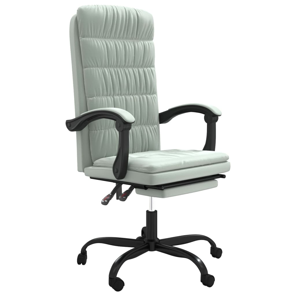 Fauteuil inclinable de bureau Gris clair Velours - XIOS
