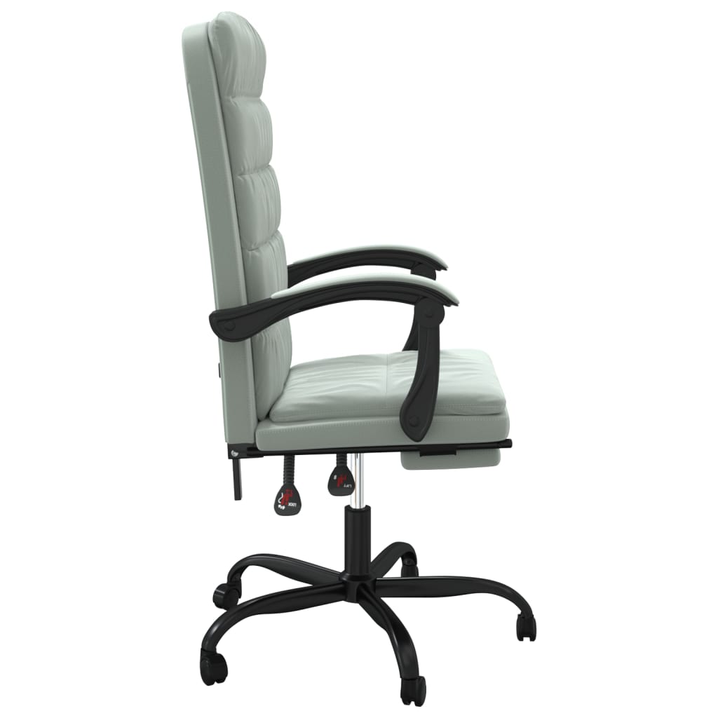 Fauteuil inclinable de bureau Gris clair Velours - XIOS