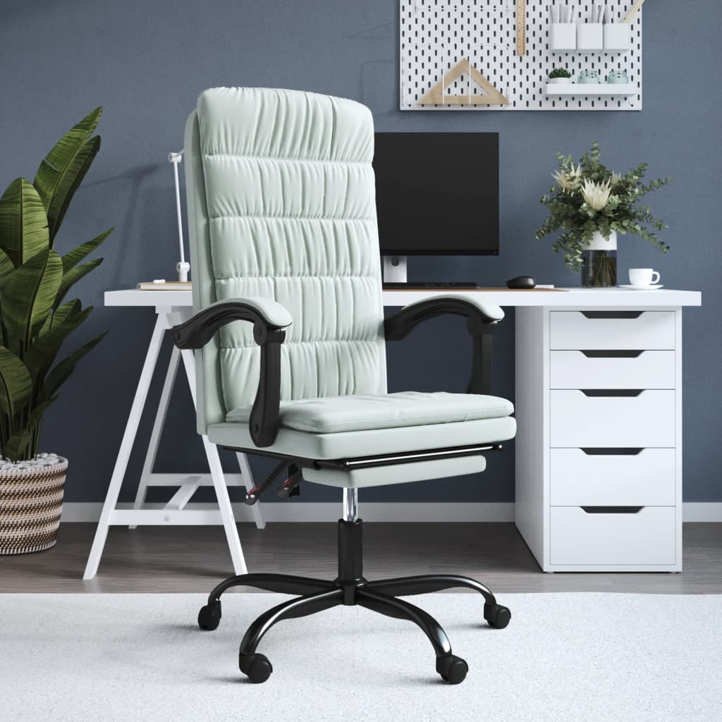 Fauteuil inclinable de bureau Gris clair Velours - XIOS