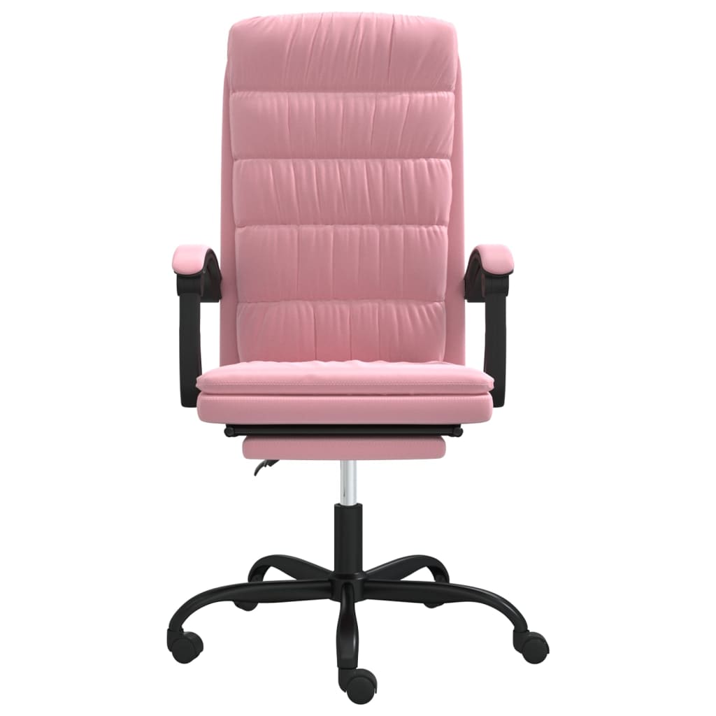 Fauteuil inclinable de bureau Rose Velours - XIOS