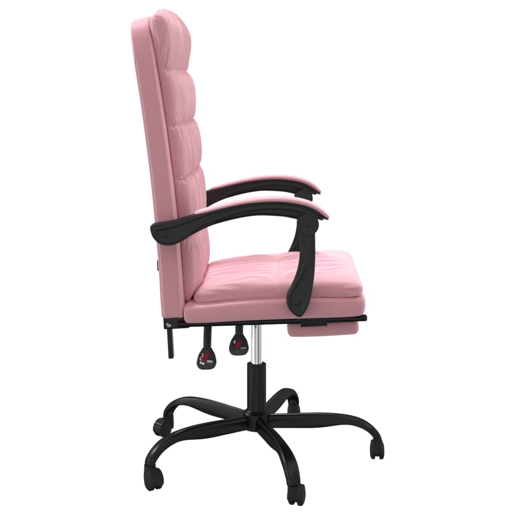 Fauteuil inclinable de bureau Rose Velours - XIOS