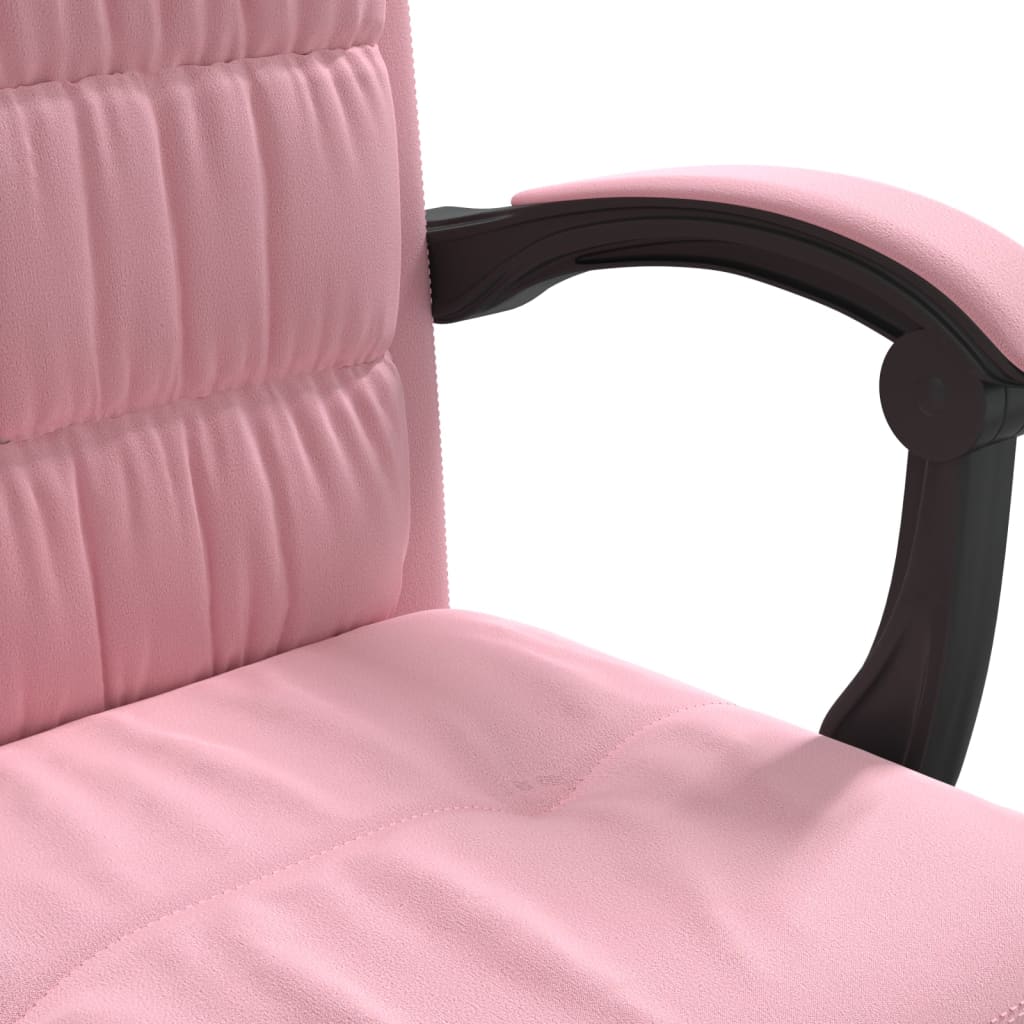 Fauteuil inclinable de bureau Rose Velours - XIOS