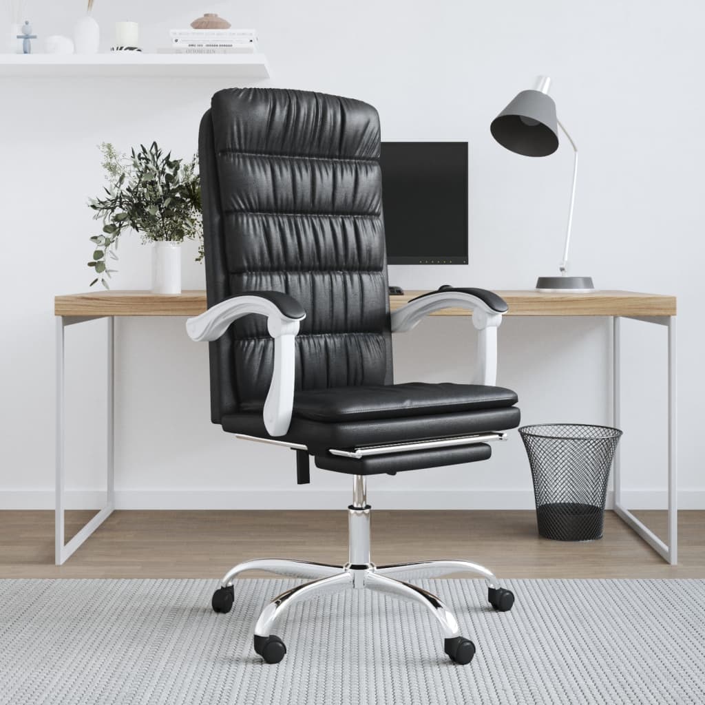 Fauteuil inclinable de bureau Noir Similicuir - XIOS
