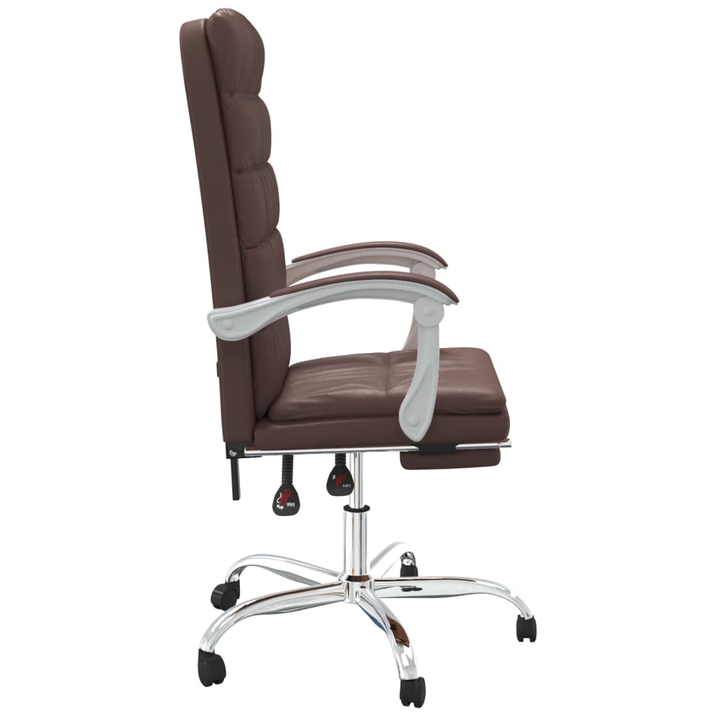 Fauteuil inclinable de bureau Marron Similicuir - XIOS