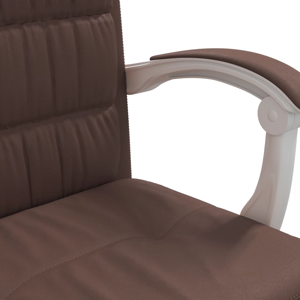 Fauteuil inclinable de bureau Marron Similicuir - XIOS