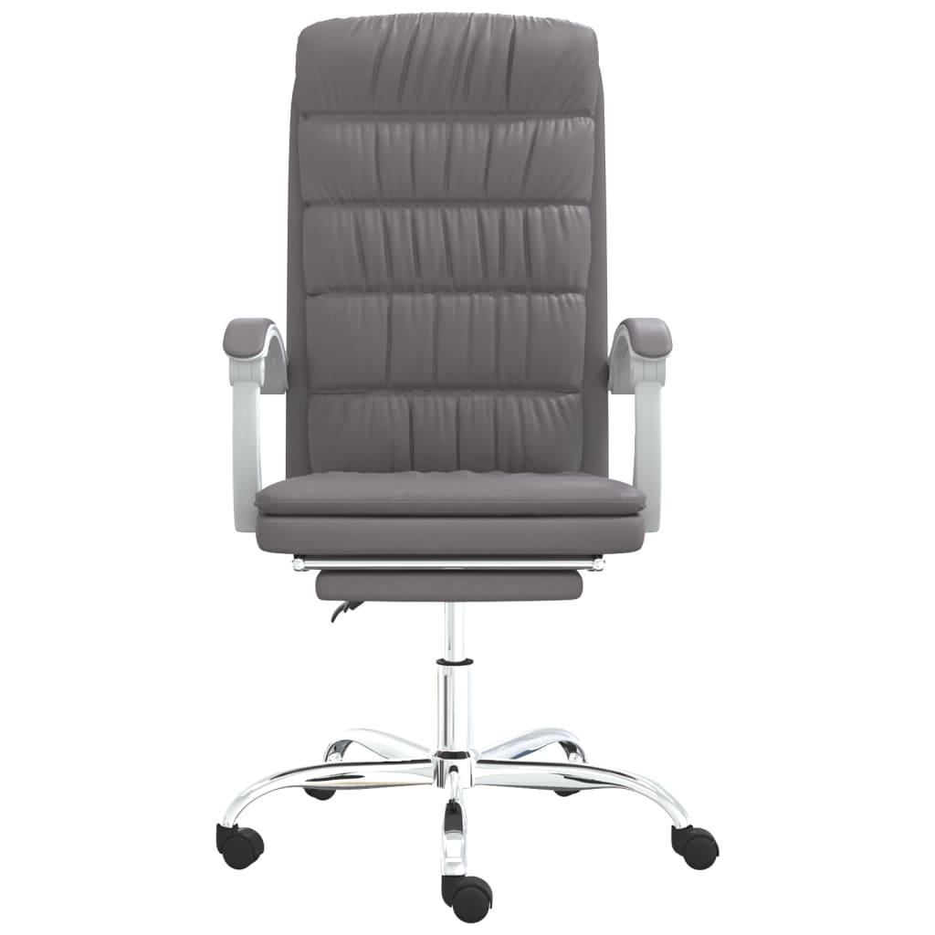 Fauteuil inclinable de bureau Gris Similicuir - XIOS