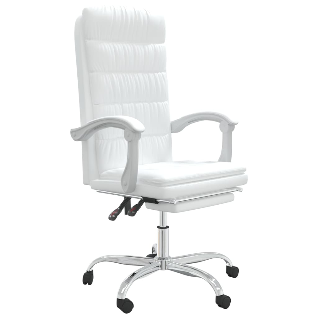 Fauteuil inclinable de bureau Blanc Similicuir - XIOS
