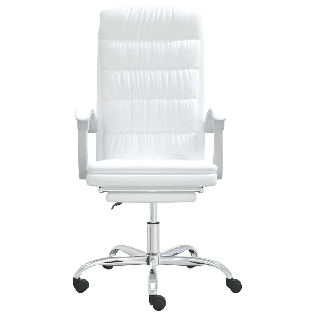 Fauteuil inclinable de bureau Blanc Similicuir - XIOS