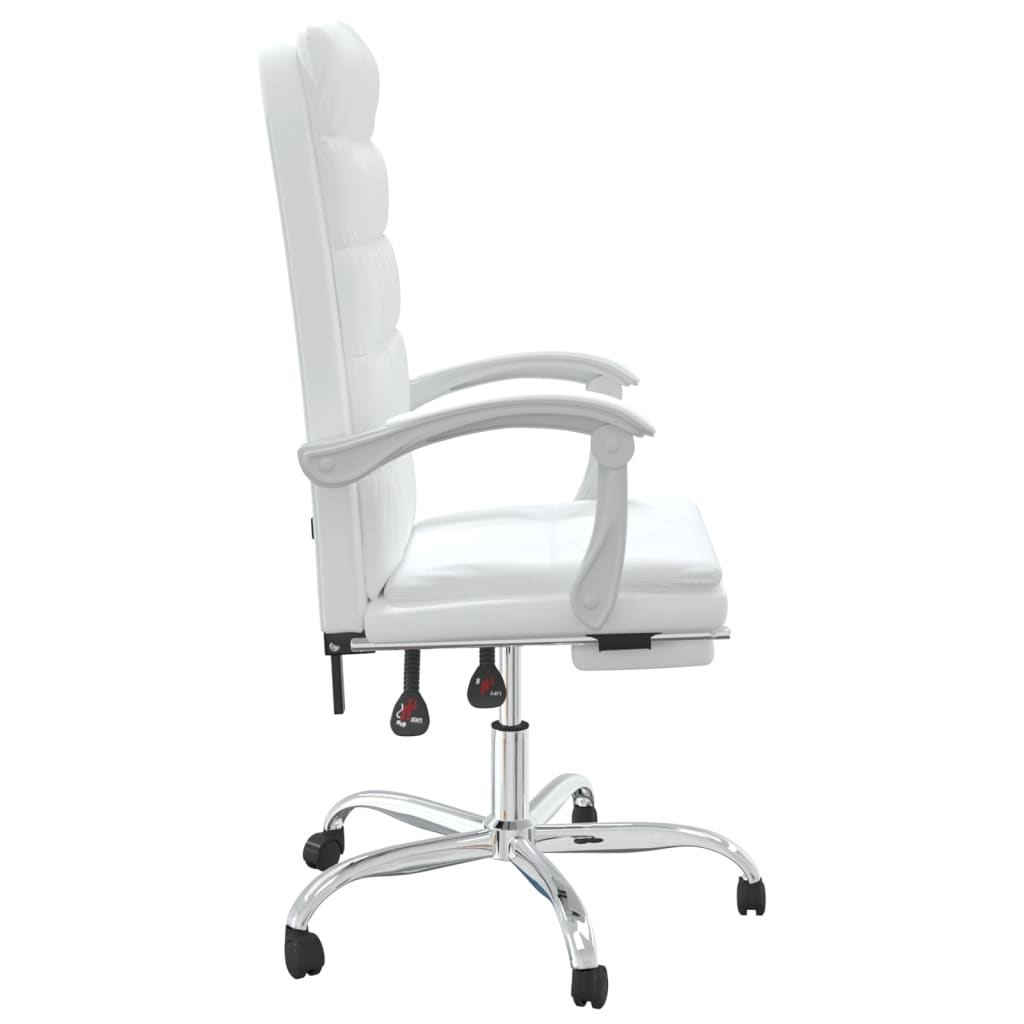 Fauteuil inclinable de bureau Blanc Similicuir - XIOS