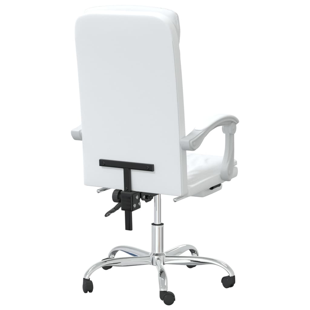 Fauteuil inclinable de bureau Blanc Similicuir - XIOS