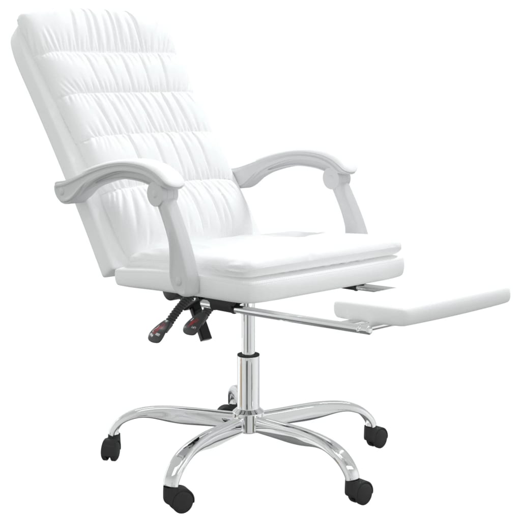 Fauteuil inclinable de bureau Blanc Similicuir - XIOS