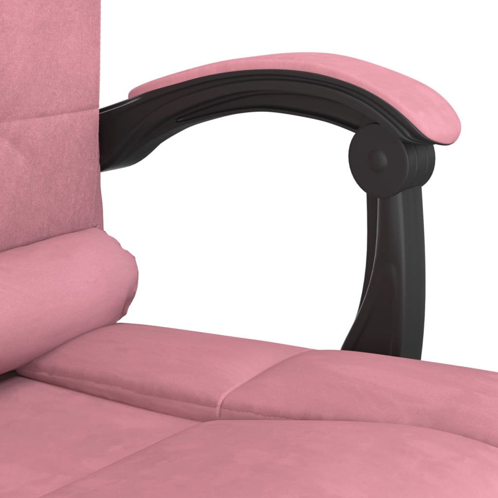 Fauteuil de massage inclinable de bureau Rose Velours - XIOS
