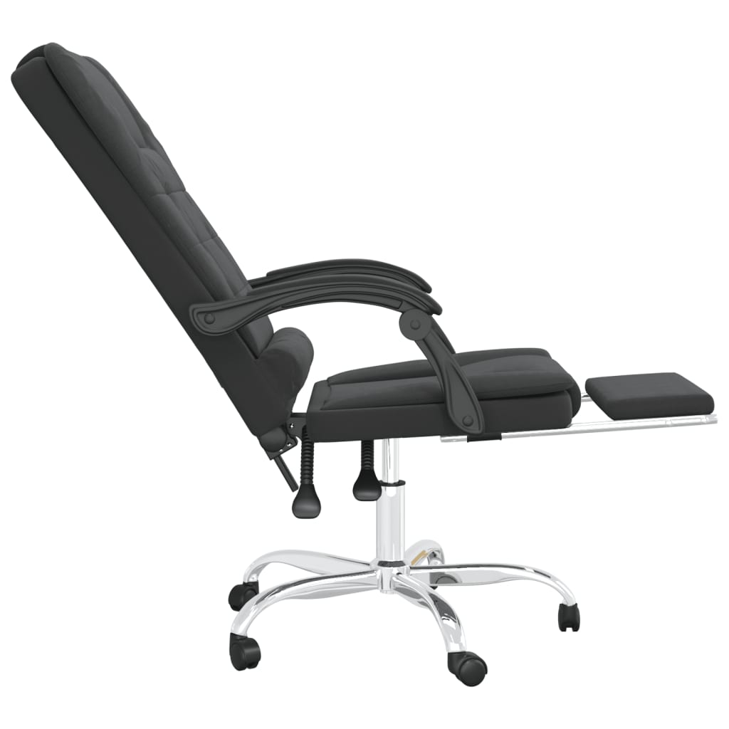 Fauteuil de massage inclinable de bureau Noir Similicuir - XIOS