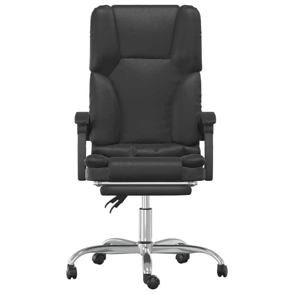 Fauteuil de massage inclinable de bureau Noir Similicuir - XIOS