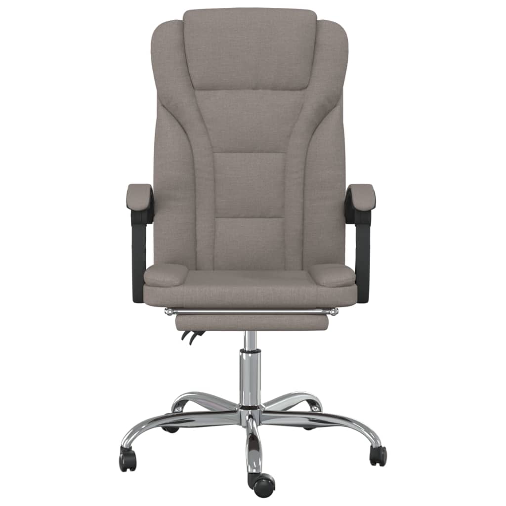 Fauteuil inclinable de bureau Taupe Tissu - XIOS