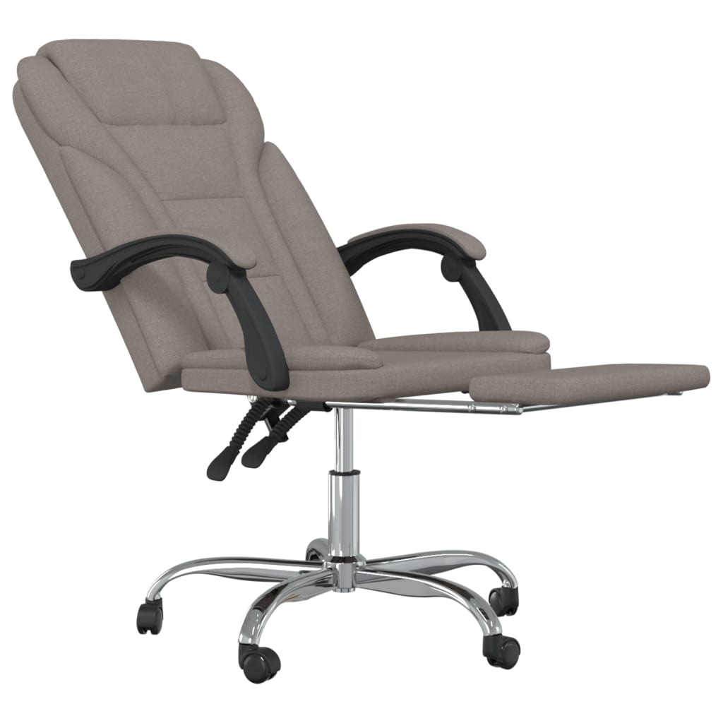 Fauteuil inclinable de bureau Taupe Tissu - XIOS