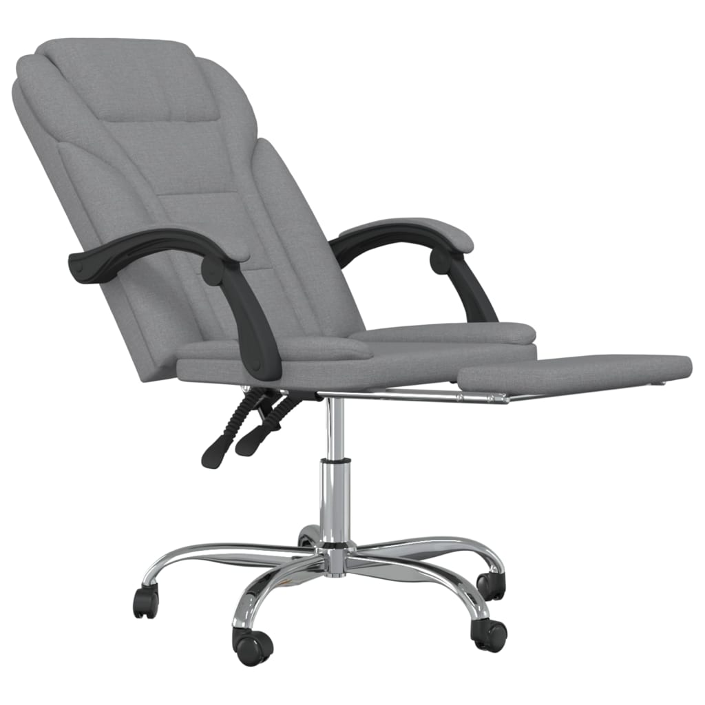 Fauteuil inclinable de bureau Gris clair Tissu - XIOS