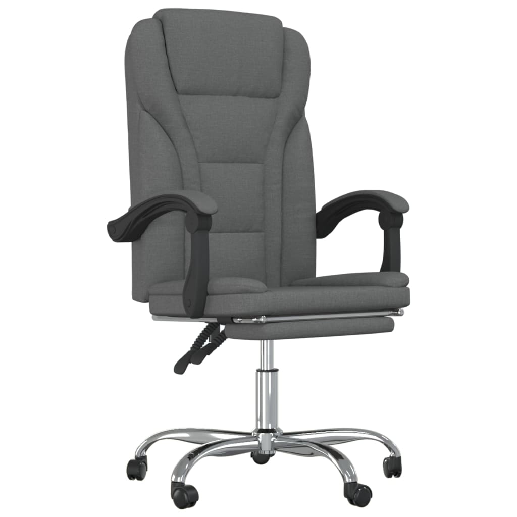 Fauteuil inclinable de bureau Gris foncé Tissu - XIOS
