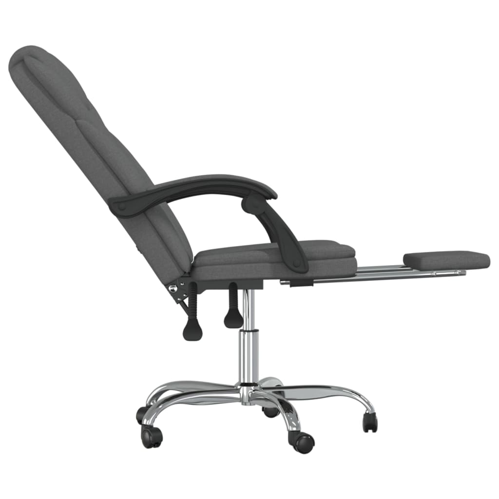 Fauteuil inclinable de bureau Gris foncé Tissu - XIOS