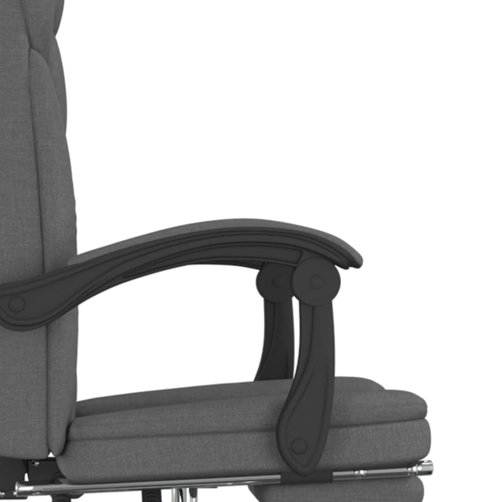 Fauteuil inclinable de bureau Gris foncé Tissu - XIOS