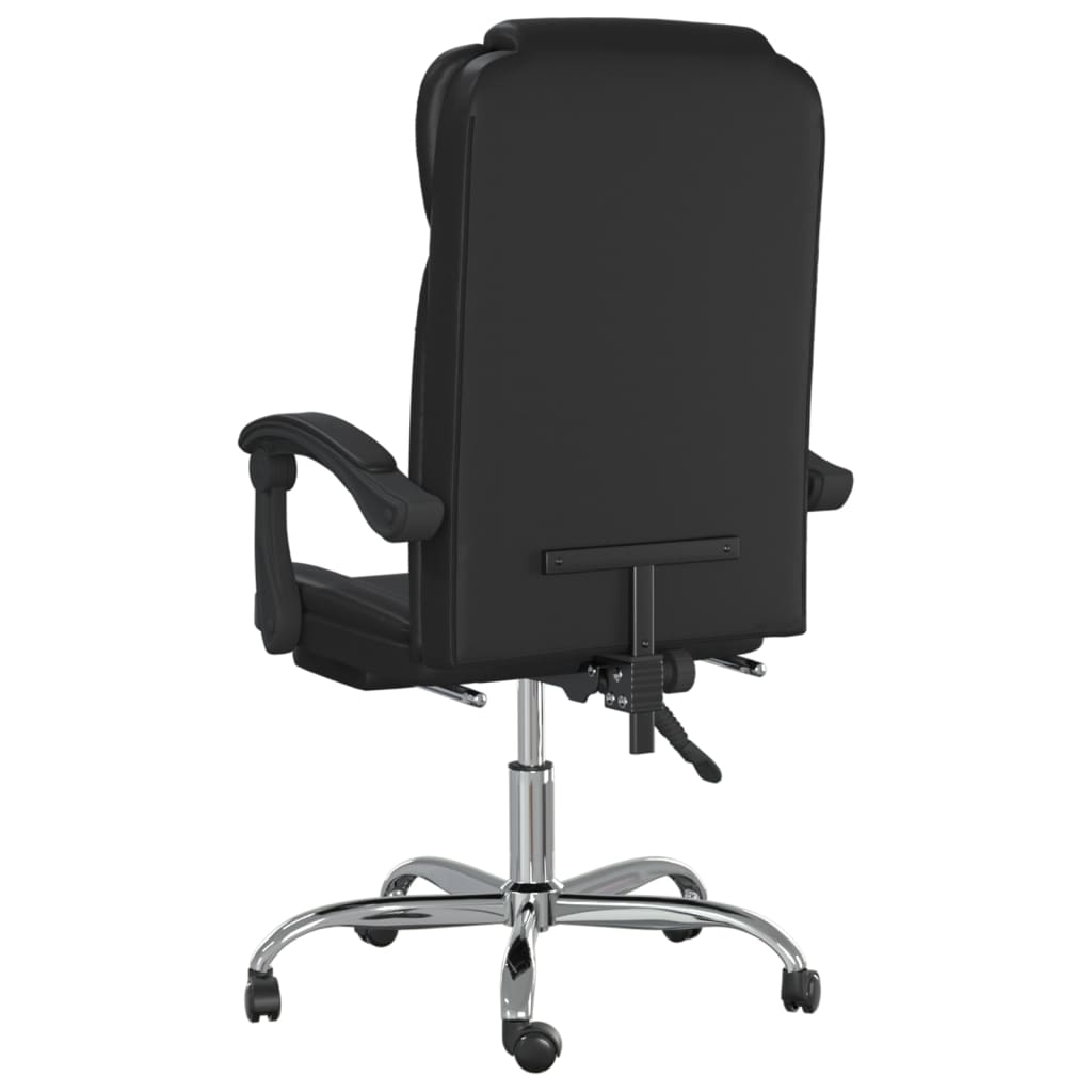 Fauteuil inclinable de bureau Noir Similicuir - XIOS