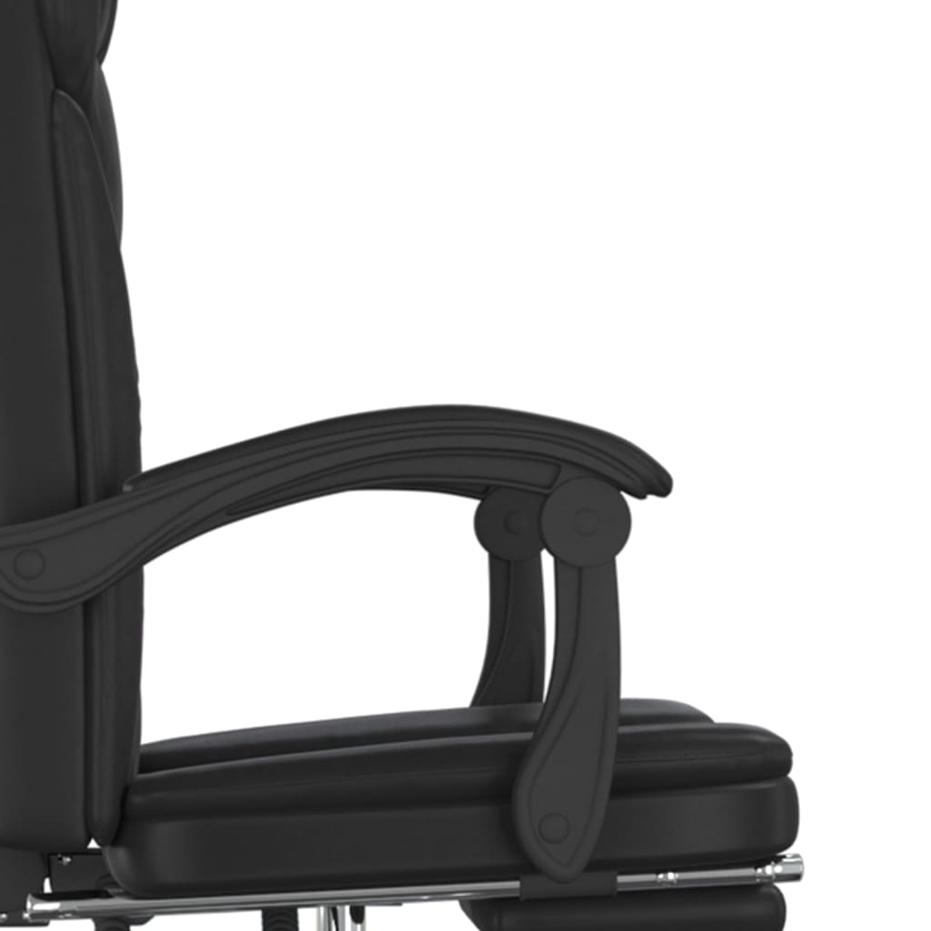 Fauteuil inclinable de bureau Noir Similicuir - XIOS