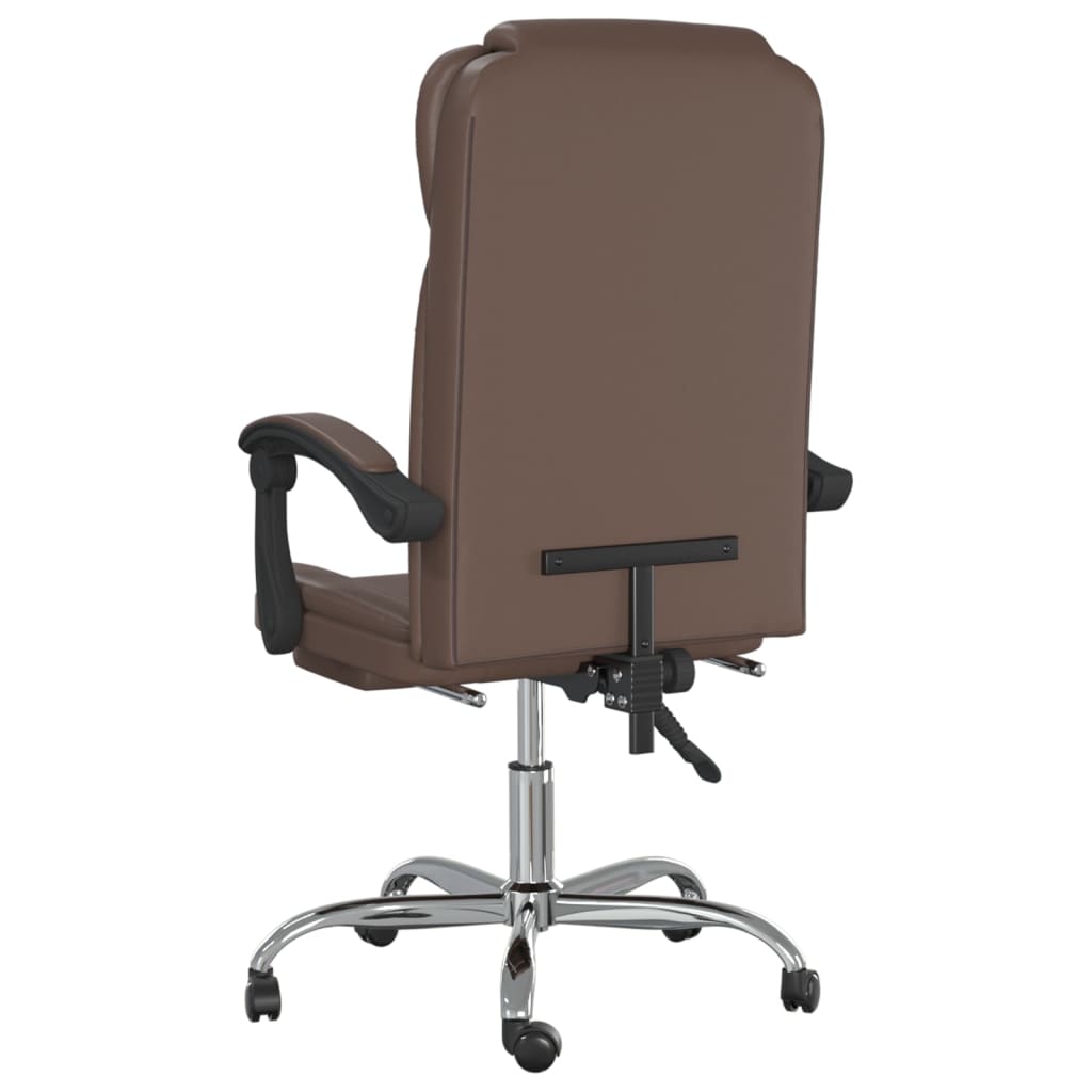 Fauteuil inclinable de bureau Marron Similicuir - XIOS