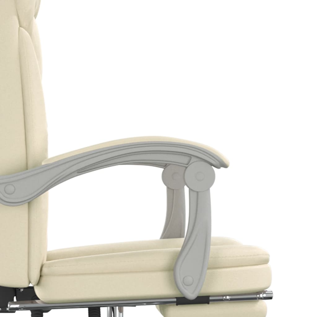 Fauteuil inclinable de bureau Crème Similicuir - XIOS