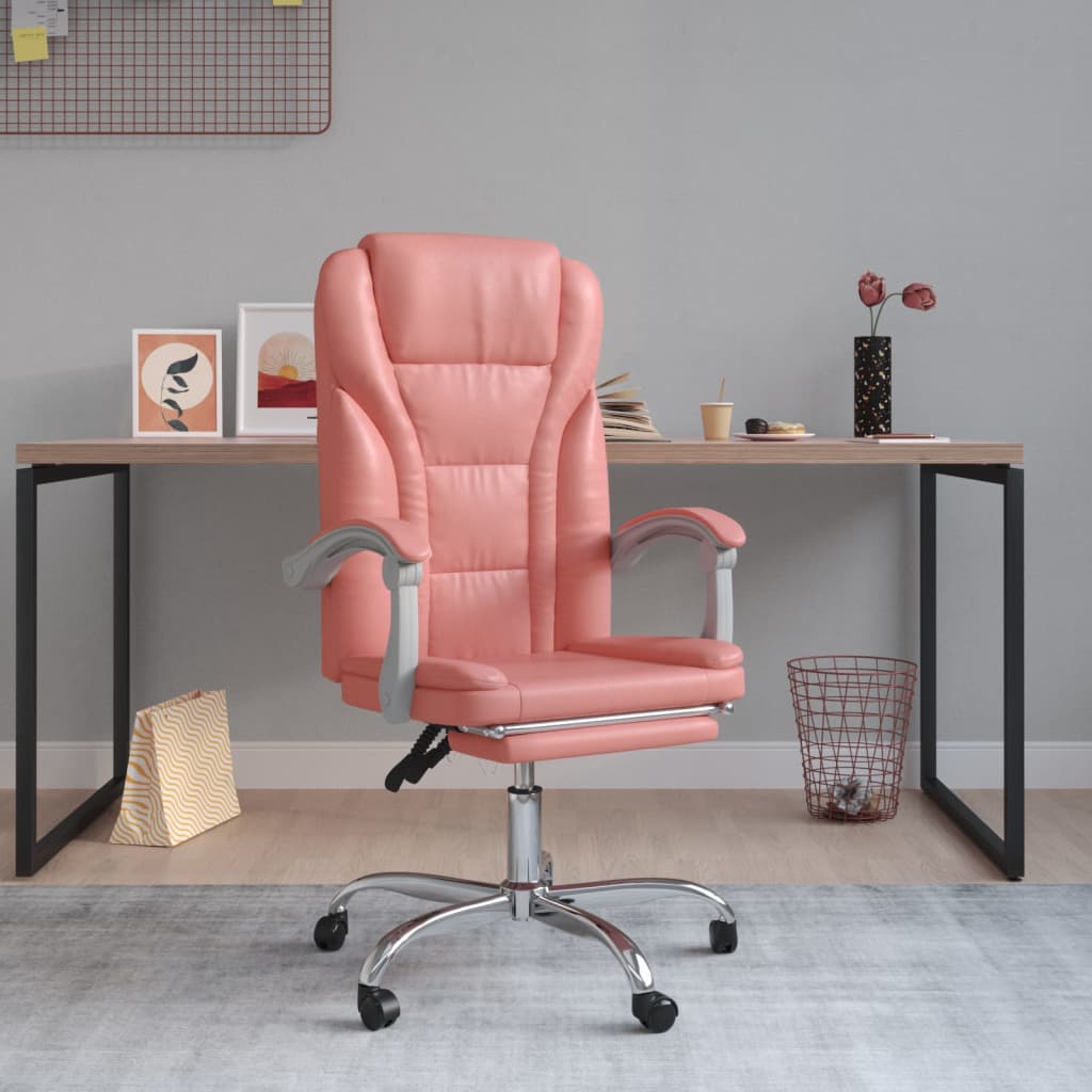 Fauteuil inclinable de bureau Rose Similicuir - XIOS