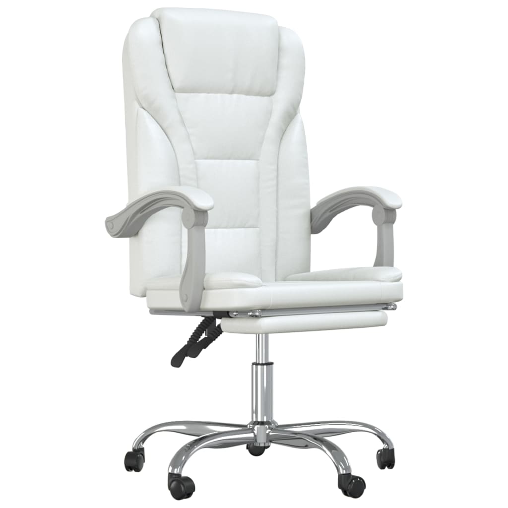 Fauteuil inclinable de bureau Blanc Similicuir - XIOS