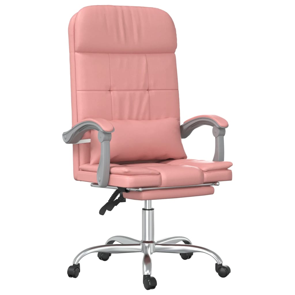 Fauteuil de massage inclinable de bureau Rose Similicuir - XIOS