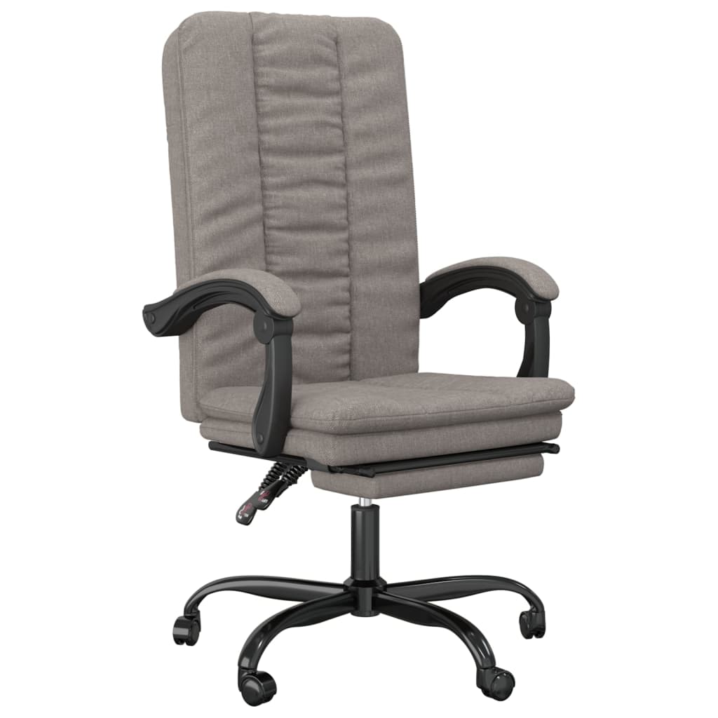 Fauteuil inclinable de bureau Taupe Tissu - XIOS