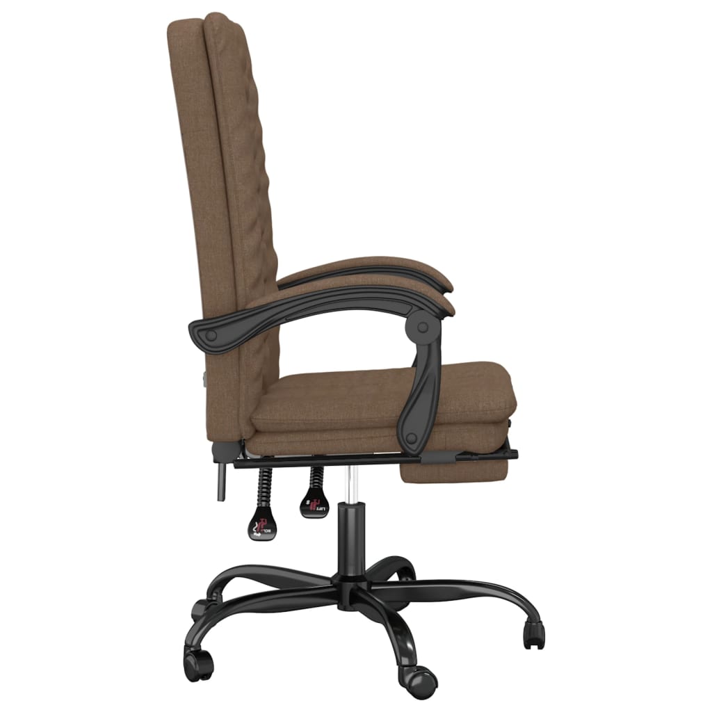 Fauteuil inclinable de bureau Marron Tissu - XIOS