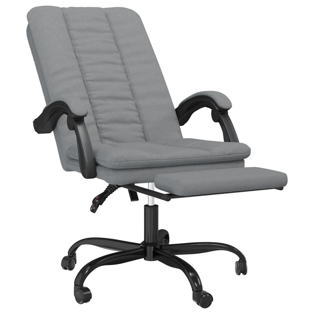 Fauteuil inclinable de bureau Gris clair Tissu - XIOS