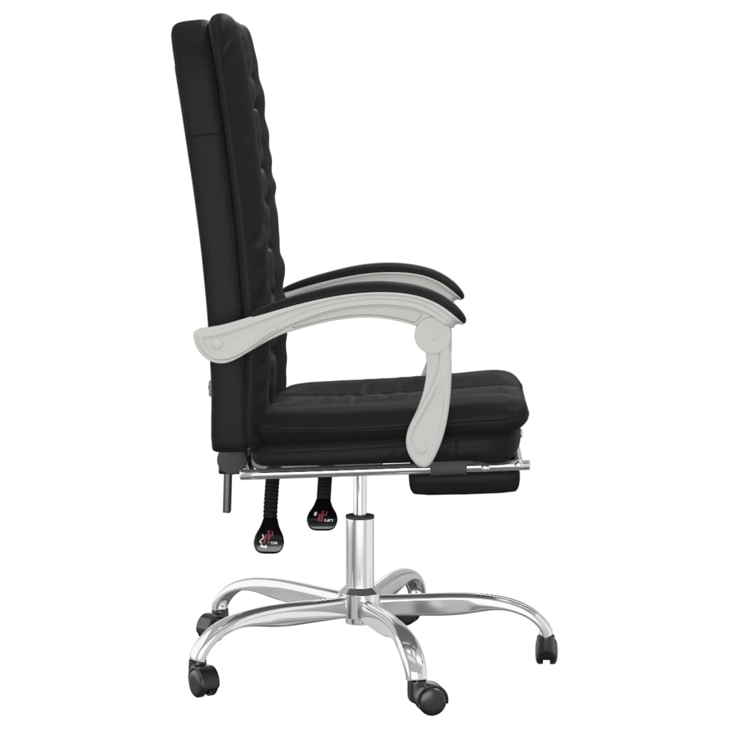 Fauteuil inclinable de bureau Noir Similicuir - XIOS