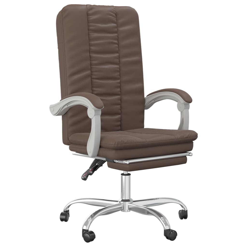 Fauteuil inclinable de bureau Marron Similicuir - XIOS