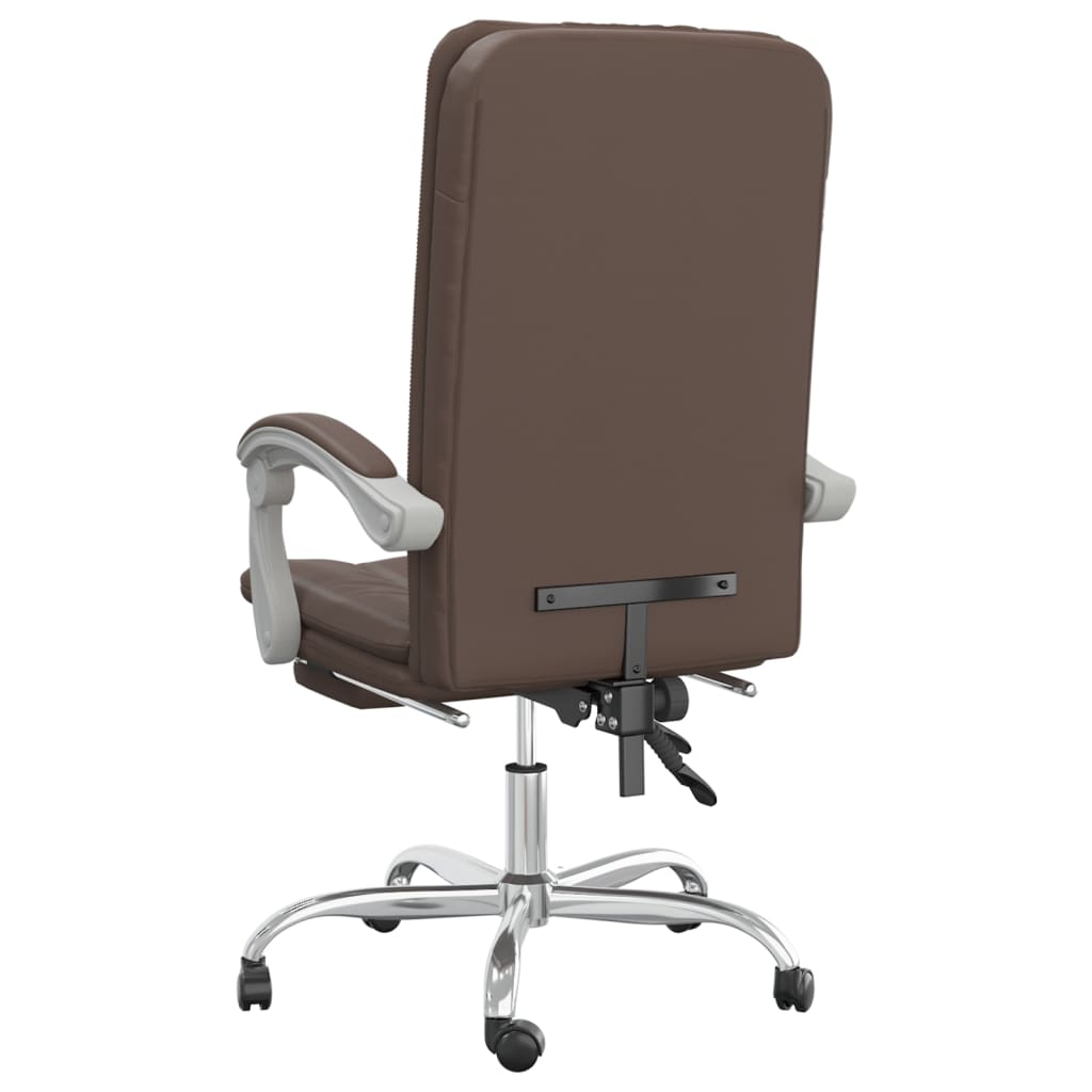 Fauteuil inclinable de bureau Marron Similicuir - XIOS